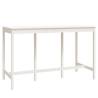 9 Piece Bar Set - White Solid Wood Pine | HipoMarket