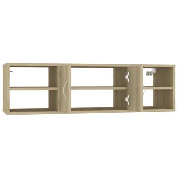 Wall Shelf Sonoma Oak - Stylish Storage Solution | Hipo Market