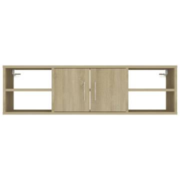 Wall Shelf Sonoma Oak - Stylish Storage Solution | Hipo Market