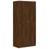 Brown Oak Wardrobe 90x50x200 cm - Stylish Storage Solution