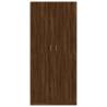 Brown Oak Wardrobe 90x50x200 cm - Stylish Storage Solution