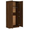 Brown Oak Wardrobe 90x50x200 cm - Stylish Storage Solution