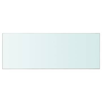 Clear Glass Shelves - 2 pcs Panel 80x30 cm | HipoMarket UK