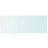 Clear Glass Shelves - 2 pcs Panel 80x30 cm | HipoMarket UK