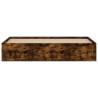 Smoked Oak Bed Frame 180x200 cm Super King Size | HiPo Market