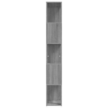 Book Cabinet Grey Sonoma - Elegant Storage Solution for Your Home