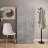 Shoe Cabinet Concrete Grey 80x35.5x180 cm Engineered Wood Colour concrete grey Quantity in Package 1 Number of Number of shelves 