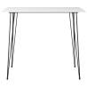 7 Piece White & Grey Bar Set - Modern Design for Home & Garden