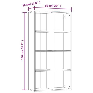 Sonoma Oak Book Cabinet/Sideboard - Stylish Storage Solution