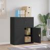 File Cabinet Black 90x40x110 cm Steel Colour black Size 90 x 40 x 110 cm Quantity in Package 1 Number of 