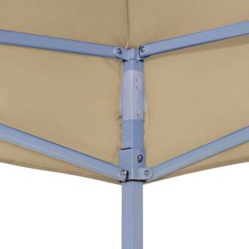 Beige Party Tent Roof 4.5x3 m - Durable & Weather Resistant