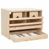 Chicken Laying Nest - Solid Pine Wood 2 Compartments