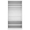 High Gloss White Wardrobe - Stylish Storage Solution | Hipomarket