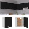 Hanging Cabinet Black 50x31x60 cm | Engineered Wood Storage