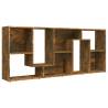 Smoked Oak Book Cabinet - Stylish & Modern Storage Solution