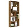 Smoked Oak Book Cabinet - Stylish & Modern Storage Solution