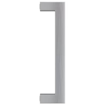 20 pcs Silver Stainless Steel Cabinet Handles - Modern Design