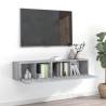 2 Piece TV Cabinet Set Grey Sonoma Engineered Wood Colour grey sonoma Quantity in Package 2 Width 60/80 cm 