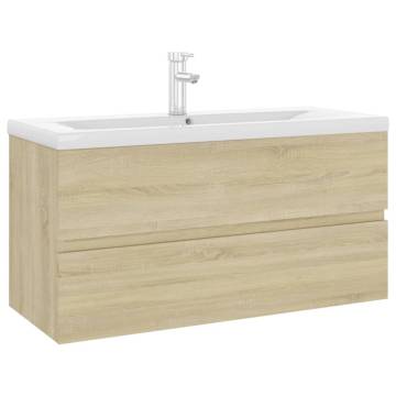 Sink Cabinet with Basin - Sonoma Oak Engineered Wood