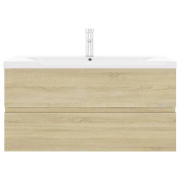 Sink Cabinet with Basin - Sonoma Oak Engineered Wood