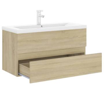 Sink Cabinet with Basin - Sonoma Oak Engineered Wood