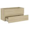 Sink Cabinet with Basin - Sonoma Oak Engineered Wood