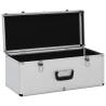 3 Pcs Silver Aluminium Storage Cases - Portable & Stylish