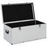 3 Pcs Silver Aluminium Storage Cases - Portable & Stylish