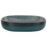 Turquoise Oval Countertop Basin - 59x40 cm Ceramic Luxury