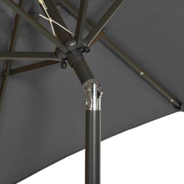 LED Parasol Anthracite 200x211 cm - Stylish Garden Shade