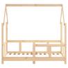 Kids Bed Frame 70x140 cm - Solid Pine Wood | HipoMarket