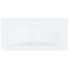 High Gloss White Sink Cabinet with Basin | Hipomarket