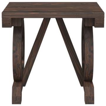 Garden Footstool 40x36.5 cm | Solid Wood Fir | Hipomarket