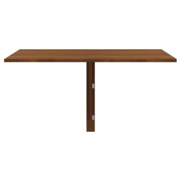 Folding Wall Table Brown Oak 100x60 cm - Stylish & Functional