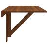 Folding Wall Table Brown Oak 100x60 cm - Stylish & Functional