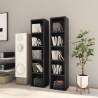 CD Cabinets 2 pcs Black 21x16x93.5 cm Engineered Wood Colour black Quantity in Package 2 