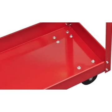 Workshop Tool Trolley 100 kg - Durable & Reliable Red Trolley