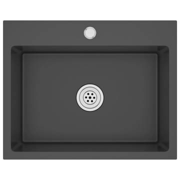 Handmade Black Stainless Steel Kitchen Sink | HipoMarket