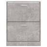 Shoe Cabinet Concrete Grey - Stylish Storage Solution | HipoMarket