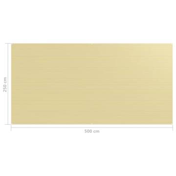 Tent Carpet 250x500 cm Beige - Comfortable Camping Solution