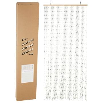 H&S Collection Bamboo Door Curtain 90x200 cm - Multicolour