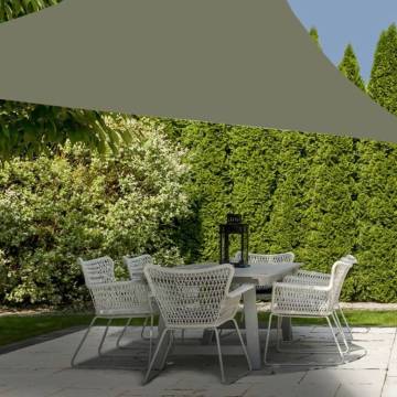 ProGarden 3x3x3 m Green Triangle Shade Cloth - UV Protection