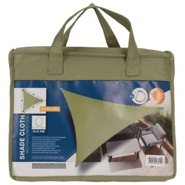 ProGarden 3x3x3 m Green Triangle Shade Cloth - UV Protection