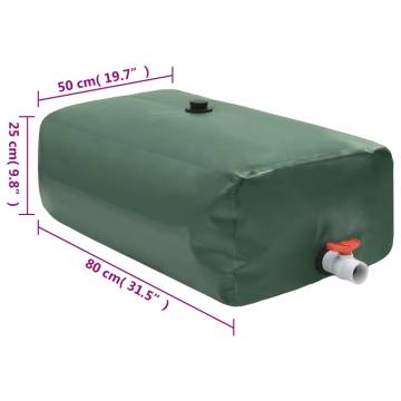 Water Tank with Tap Foldable 100L PVC - Efficient Storage Solution