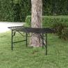 Tree Bench 113 cm Black Steel - Stylish Outdoor Seating