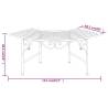 Tree Bench 113 cm Black Steel - Stylish Outdoor Seating