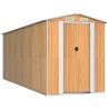 Light Brown Garden Shed 192x523x223 cm | Durable Storage Solution