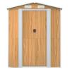 Light Brown Garden Shed 192x523x223 cm | Durable Storage Solution