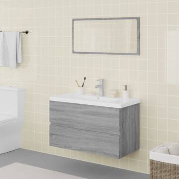 Stylish Grey Sonoma Bathroom Furniture Set | HipoMarket UK