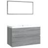 Stylish Grey Sonoma Bathroom Furniture Set | HipoMarket UK